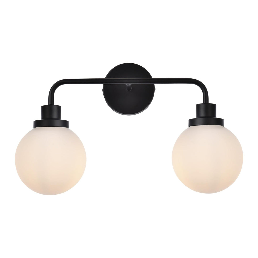 Hanson Vanity Light in Black by Living District