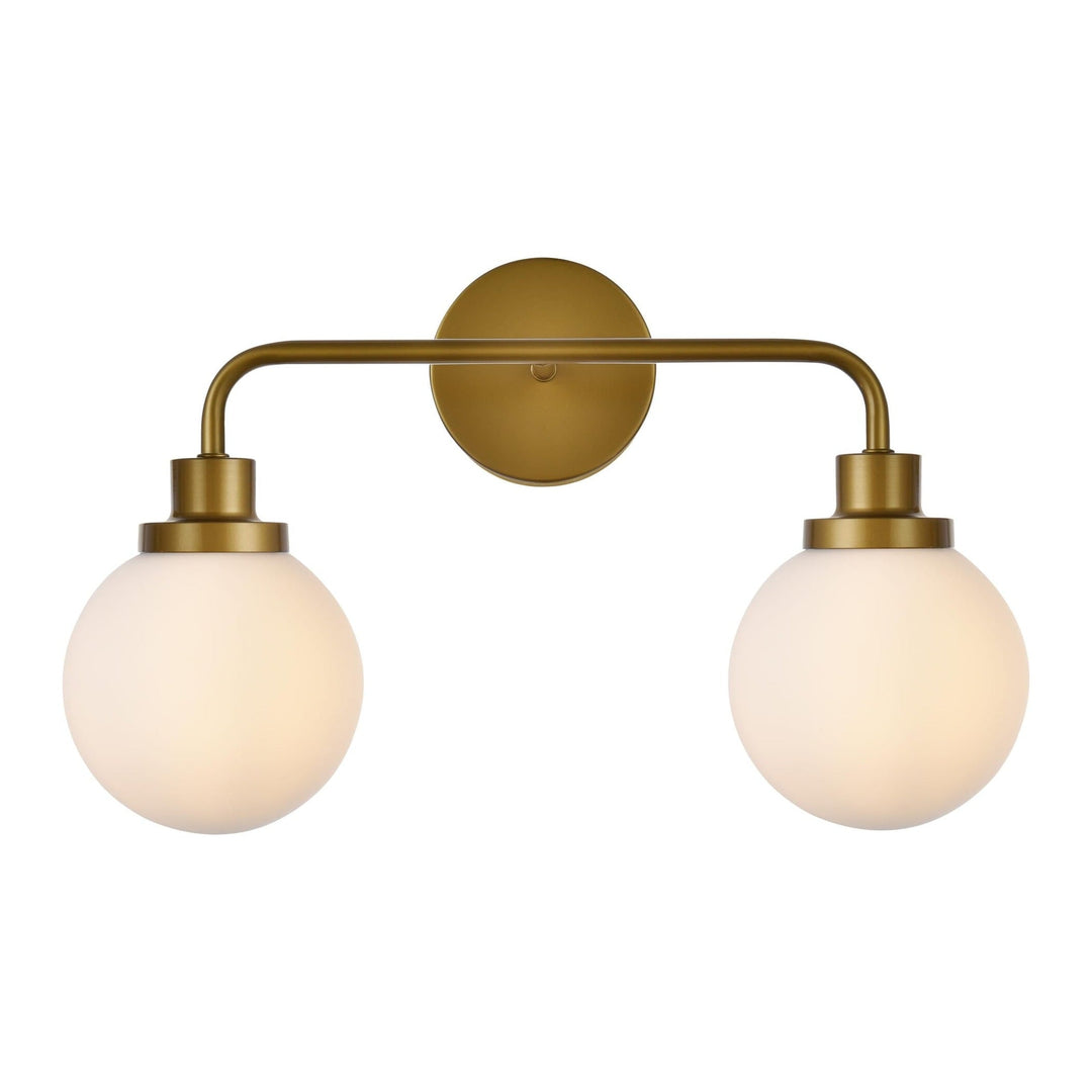 Hanson Vanity Light in Brass by Living District