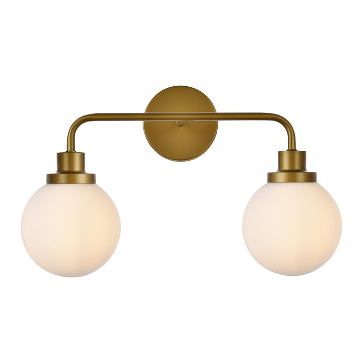 Hanson Vanity Light in Brass by Living District