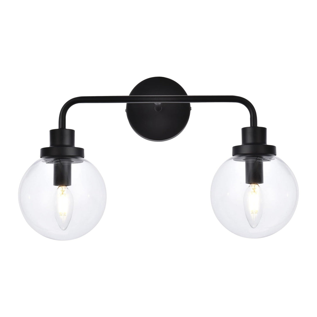 Hanson Vanity Light in Black by Living District