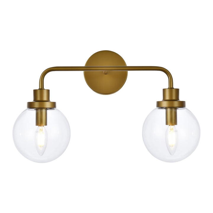 Hanson Vanity Light in Brass by Living District