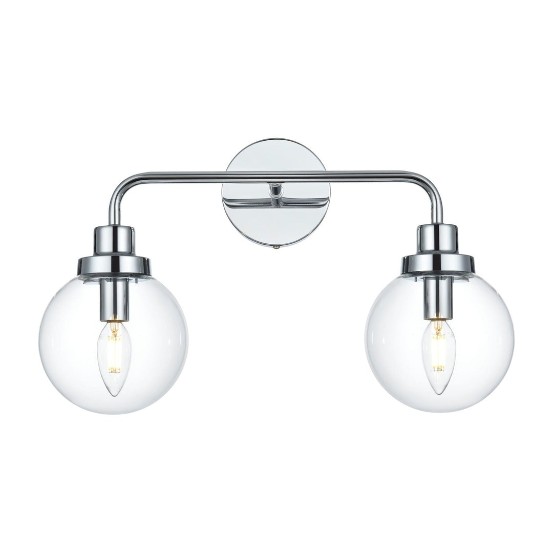 Hanson Vanity Light in Chrome by Living District