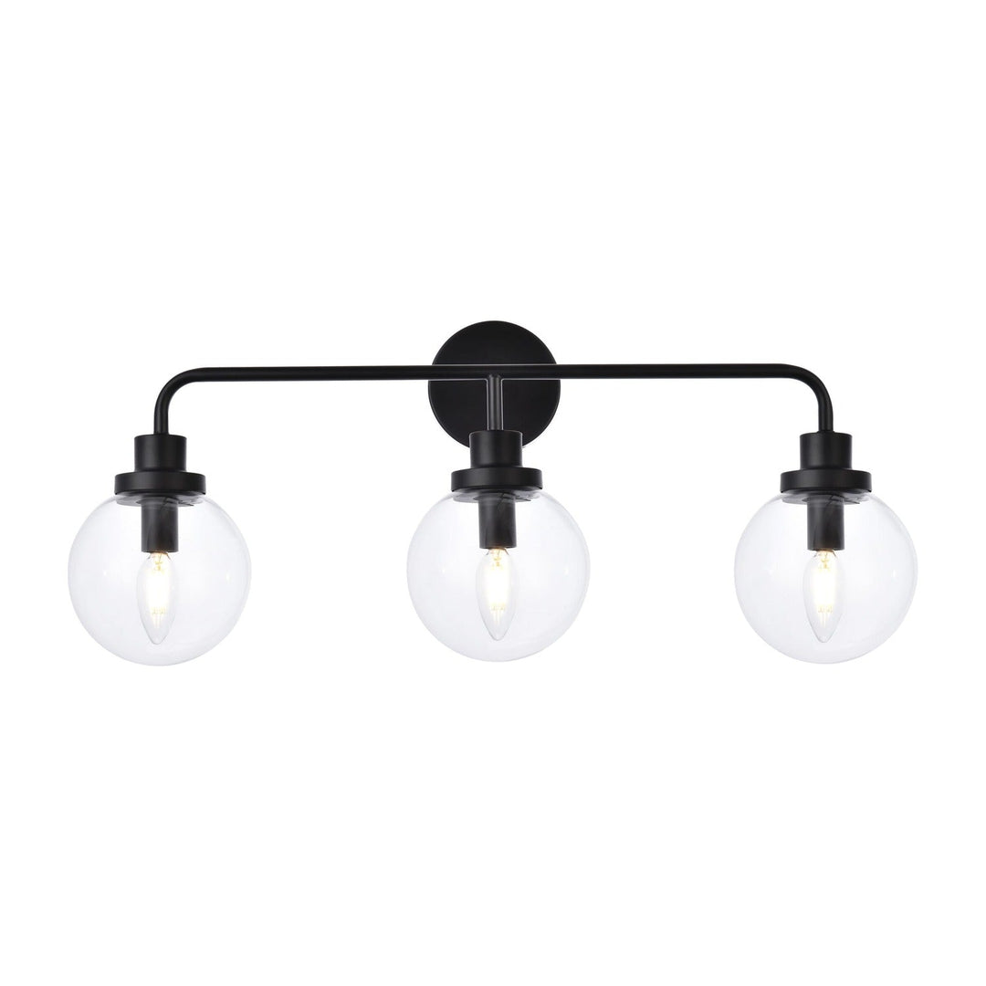 Hanson Vanity Light in Black by Living District