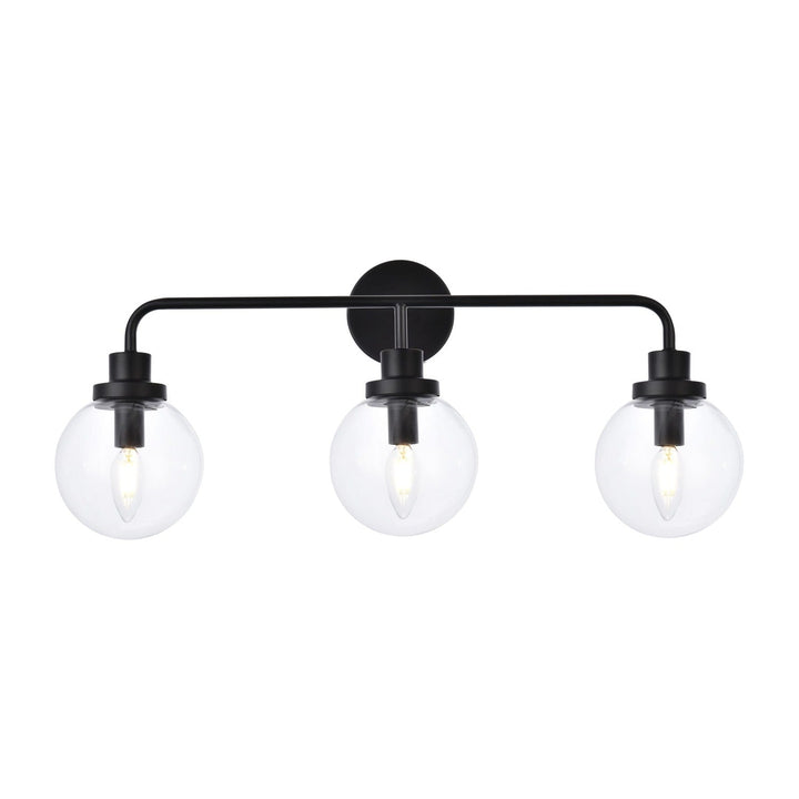 Hanson Vanity Light in Black by Living District
