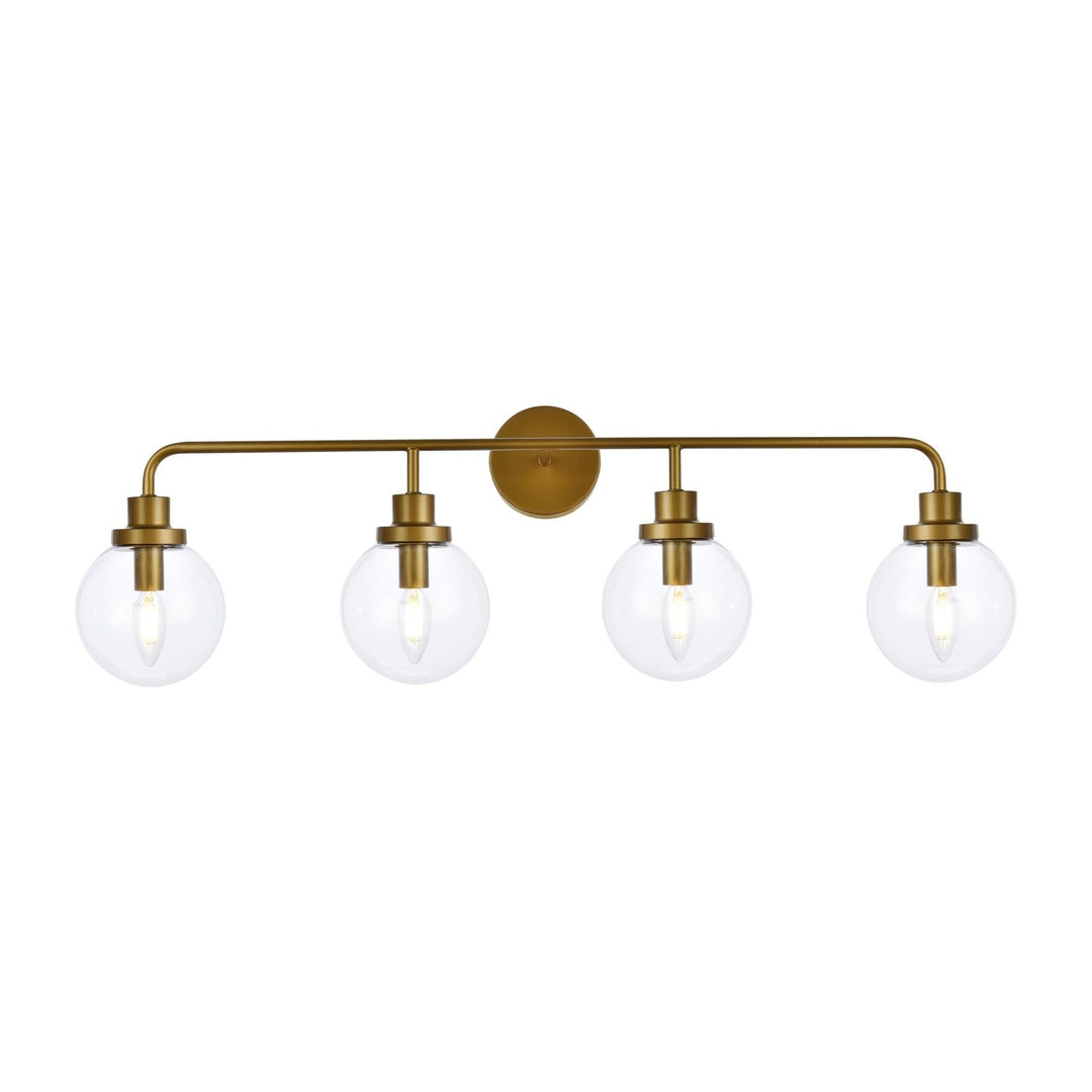 Hanson Vanity Light in Brass by Living District