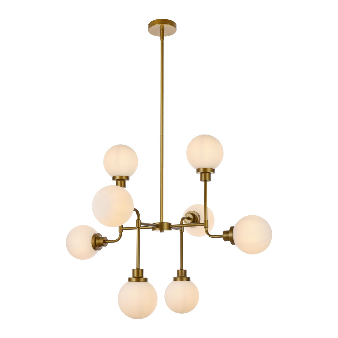 Hanson Pendant in Brass by Living District
