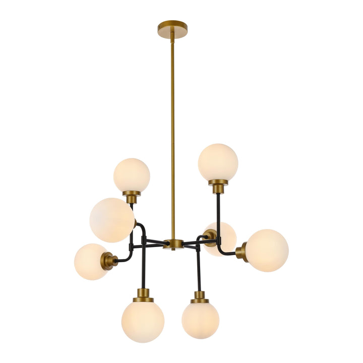 Hanson Pendant in Black & Brass by Living District