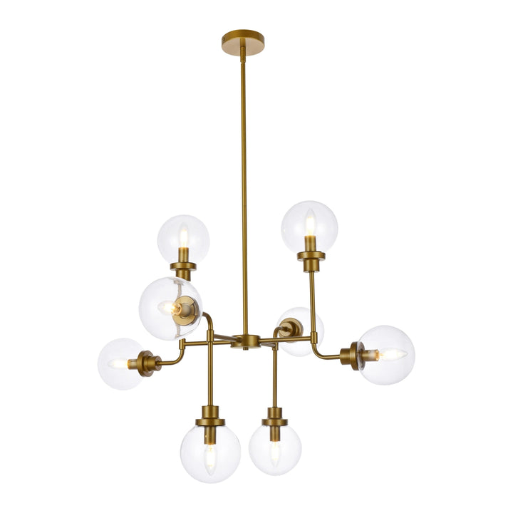 Hanson Pendant in Brass by Living District