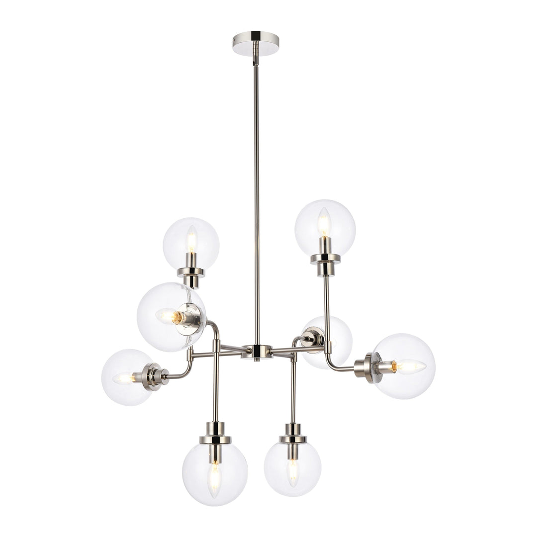 Hanson Pendant in Polished Nickel by Living District