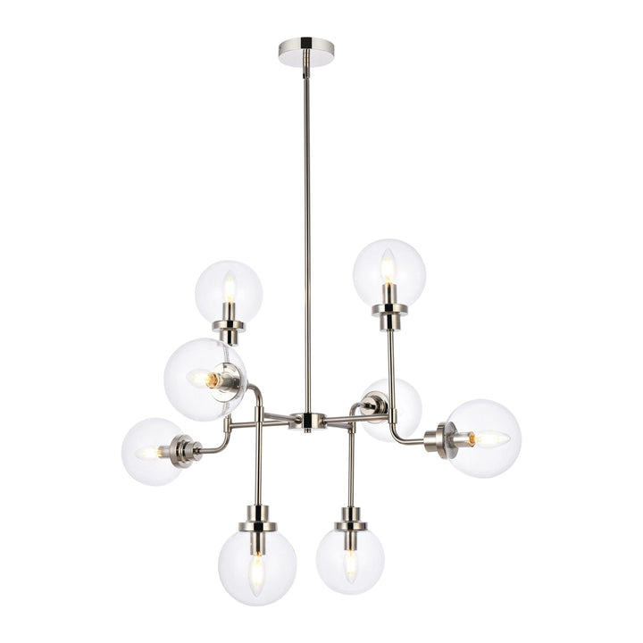 Hanson Pendant in Polished Nickel by Living District
