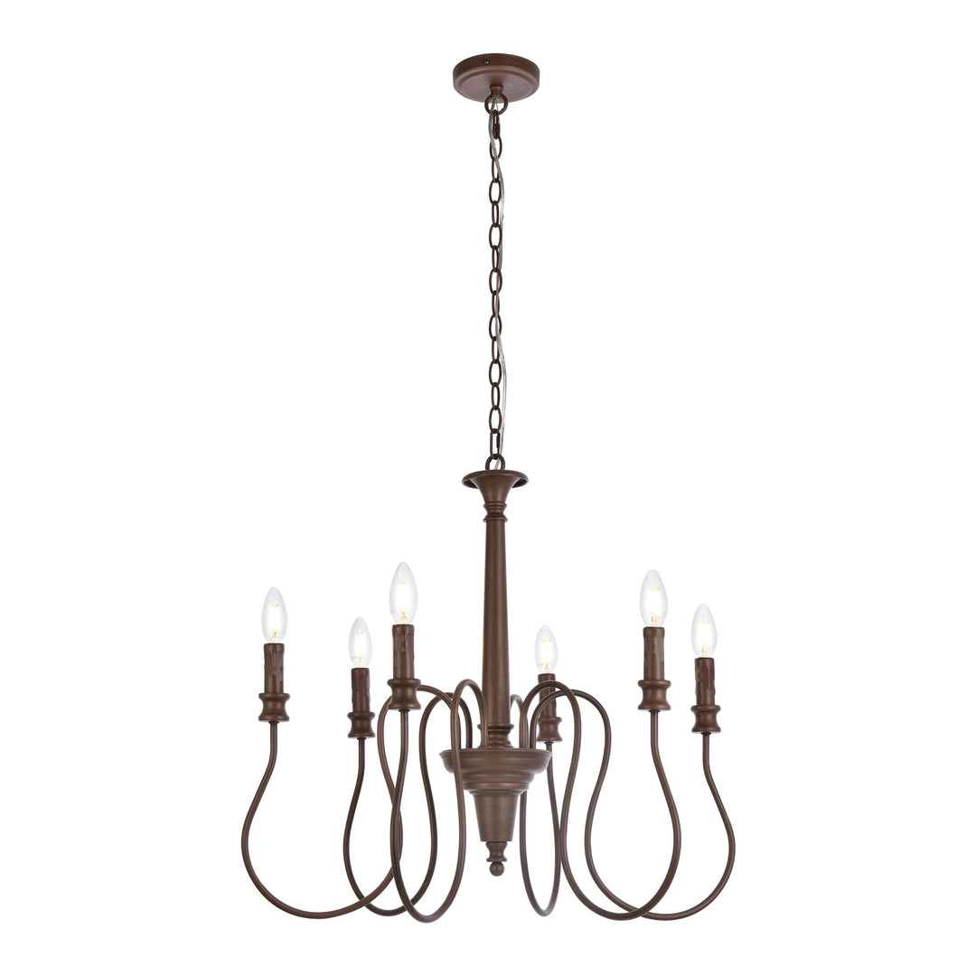 Flynx Pendant in Weathered Oak by Living District
