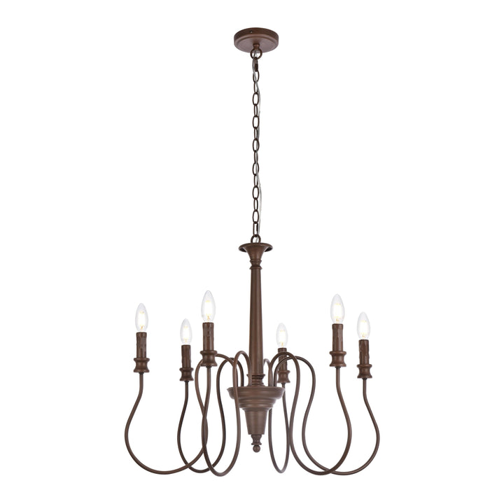 Flynx Pendant in Weathered Oak by Living District