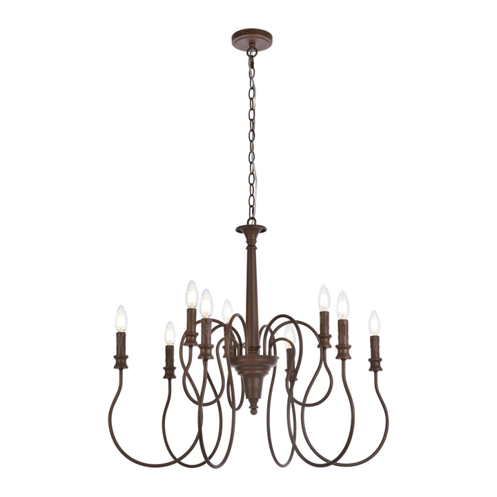 Flynx Pendant in Weathered Oak by Living District