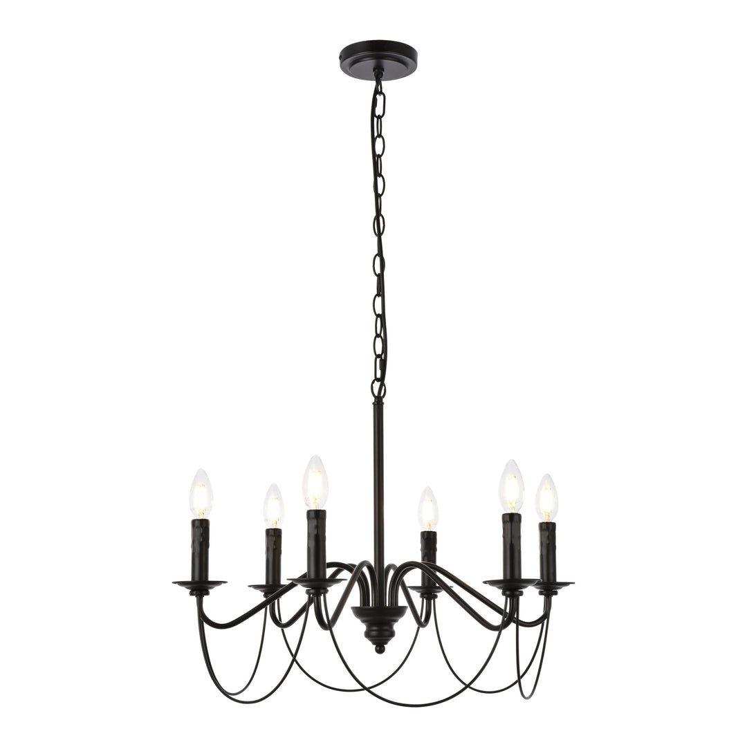 Westley Pendant in Black by Living District