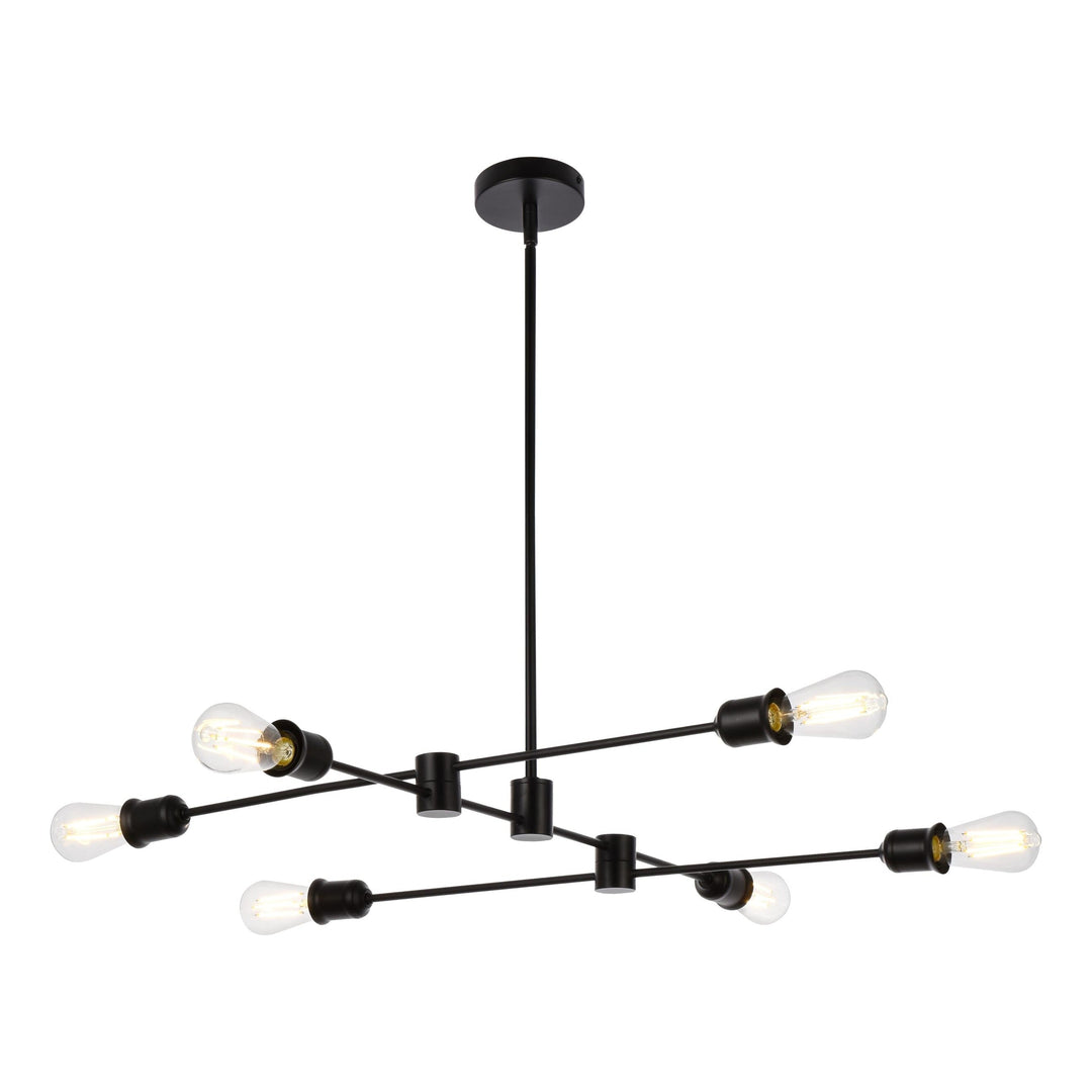 Xavier Pendant in Black by Living District