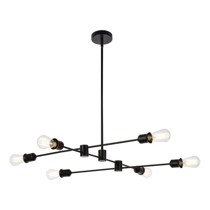Xavier Pendant in Black by Living District