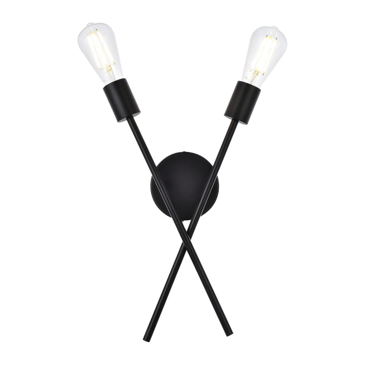 Armin Wall Sconce in Black by Living District