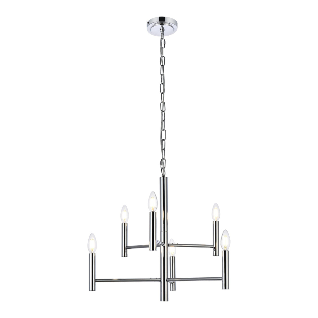 Carmella Pendant in Chrome by Living District