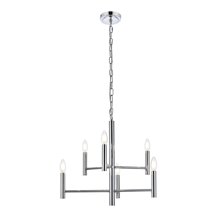 Carmella Pendant in Chrome by Living District