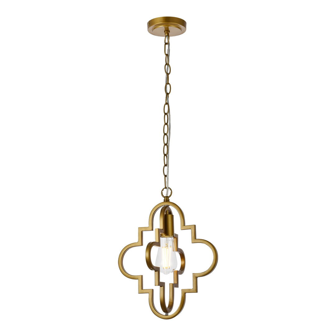 Sandara Pendant in Brass by Living District