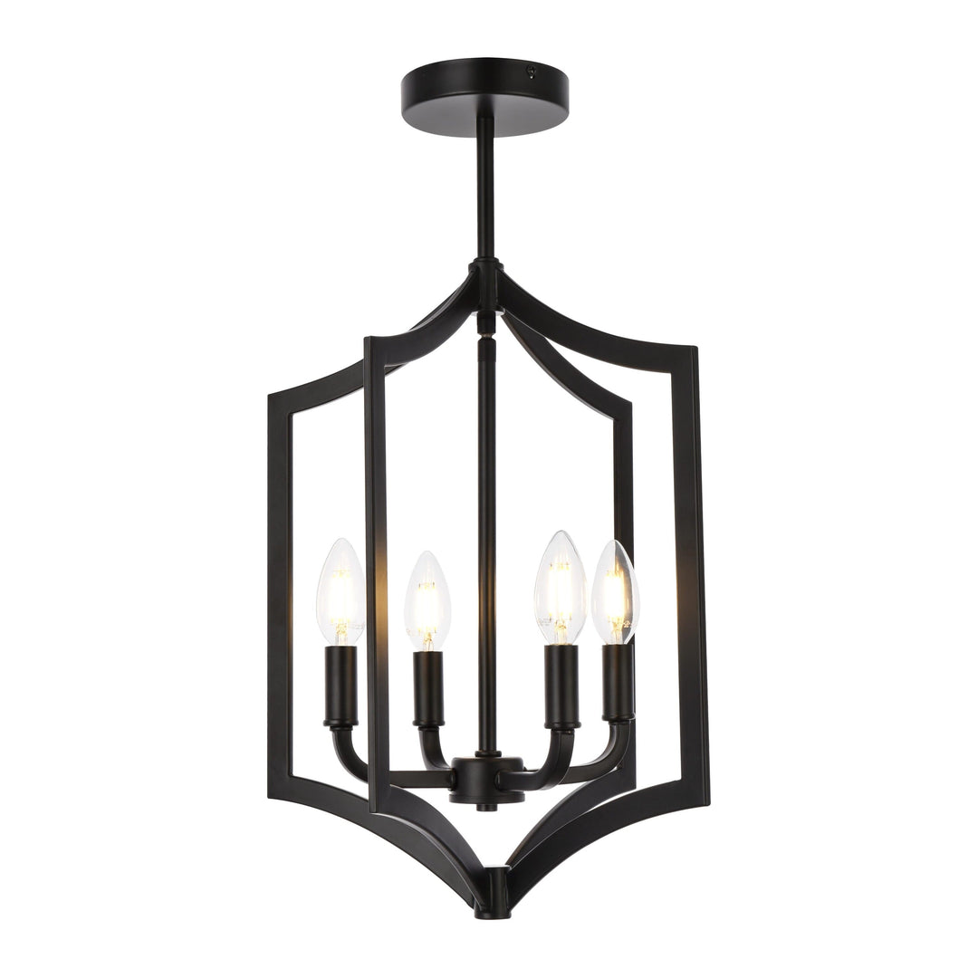 Kiera Pendant in Black by Living District