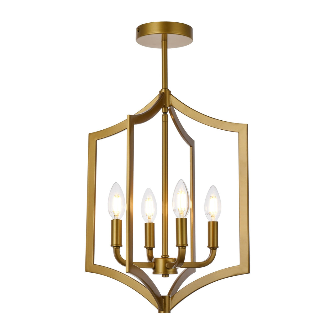 Kiera Pendant in Brass by Living District