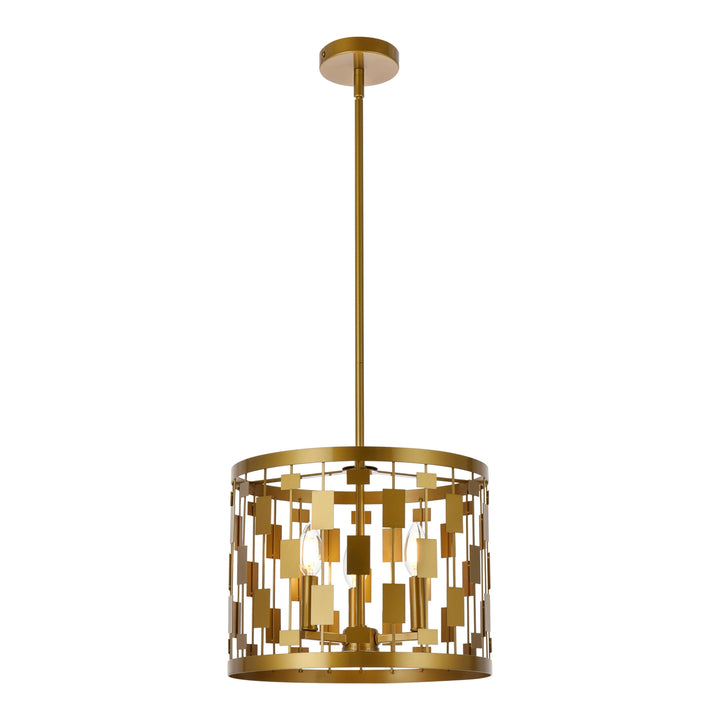 Levante Pendant in Brass by Living District