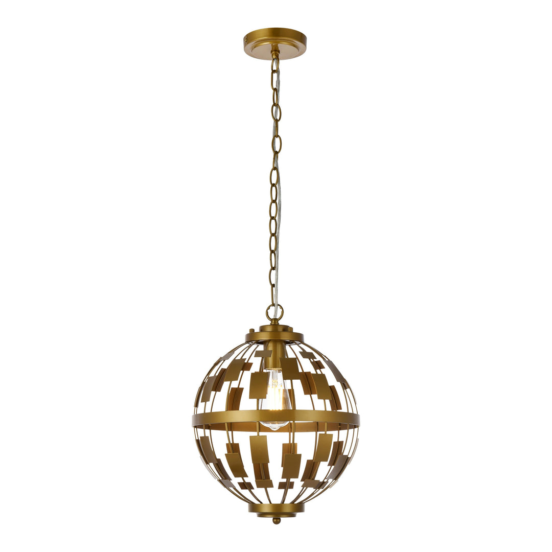 Levante Pendant in Brass by Living District