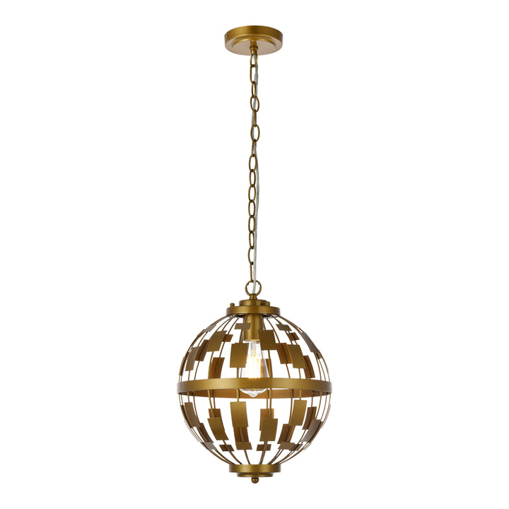 Levante Pendant in Brass by Living District