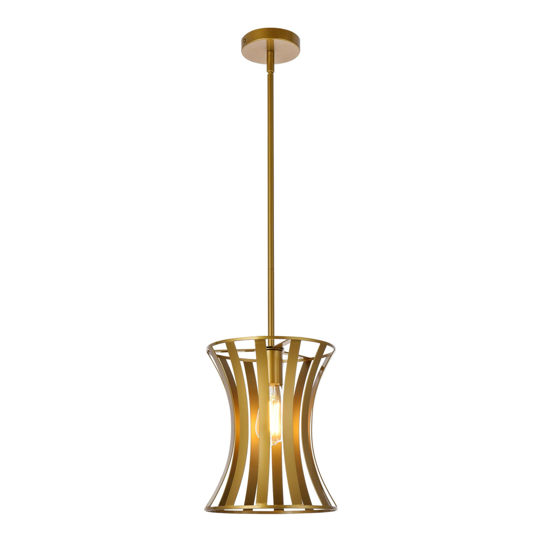 Lily Pendant in Brass by Living District