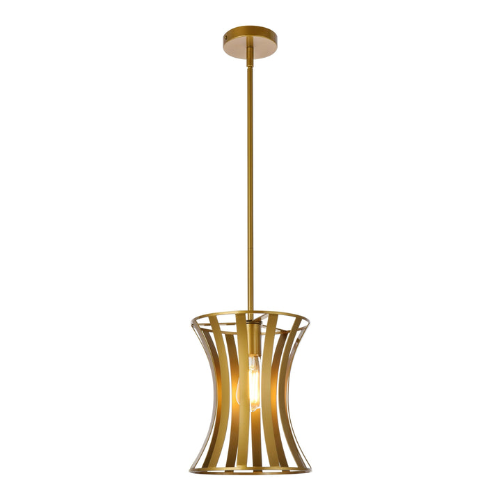 Lily Pendant in Brass by Living District