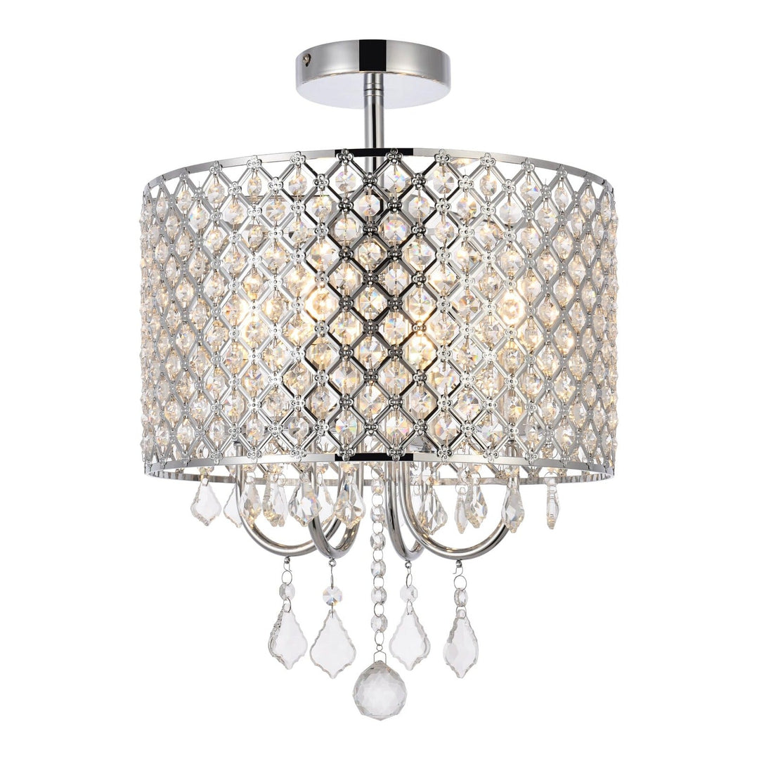 Elise Flush Mount in Chrome by Living District
