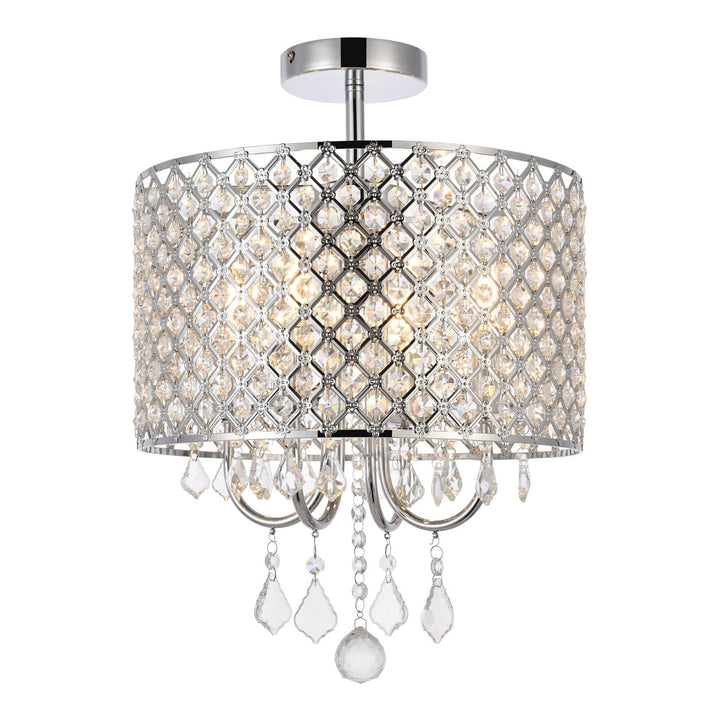 Elise Flush Mount in Chrome by Living District