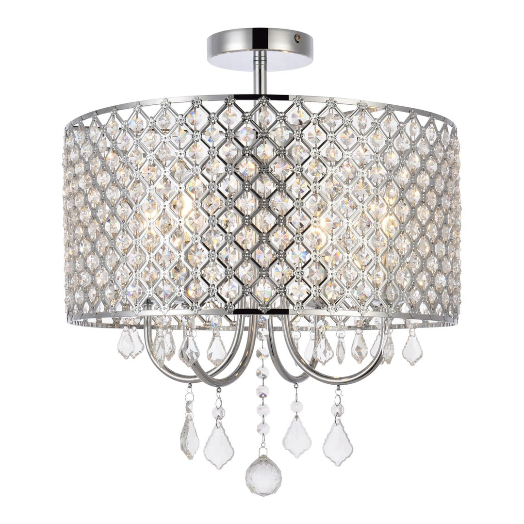 Elise Flush Mount in Chrome by Living District