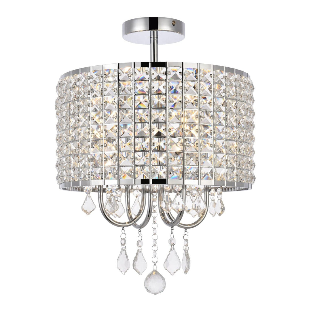 Elise Flush Mount in Chrome by Living District