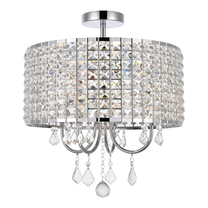 Elise Flush Mount in Chrome by Living District