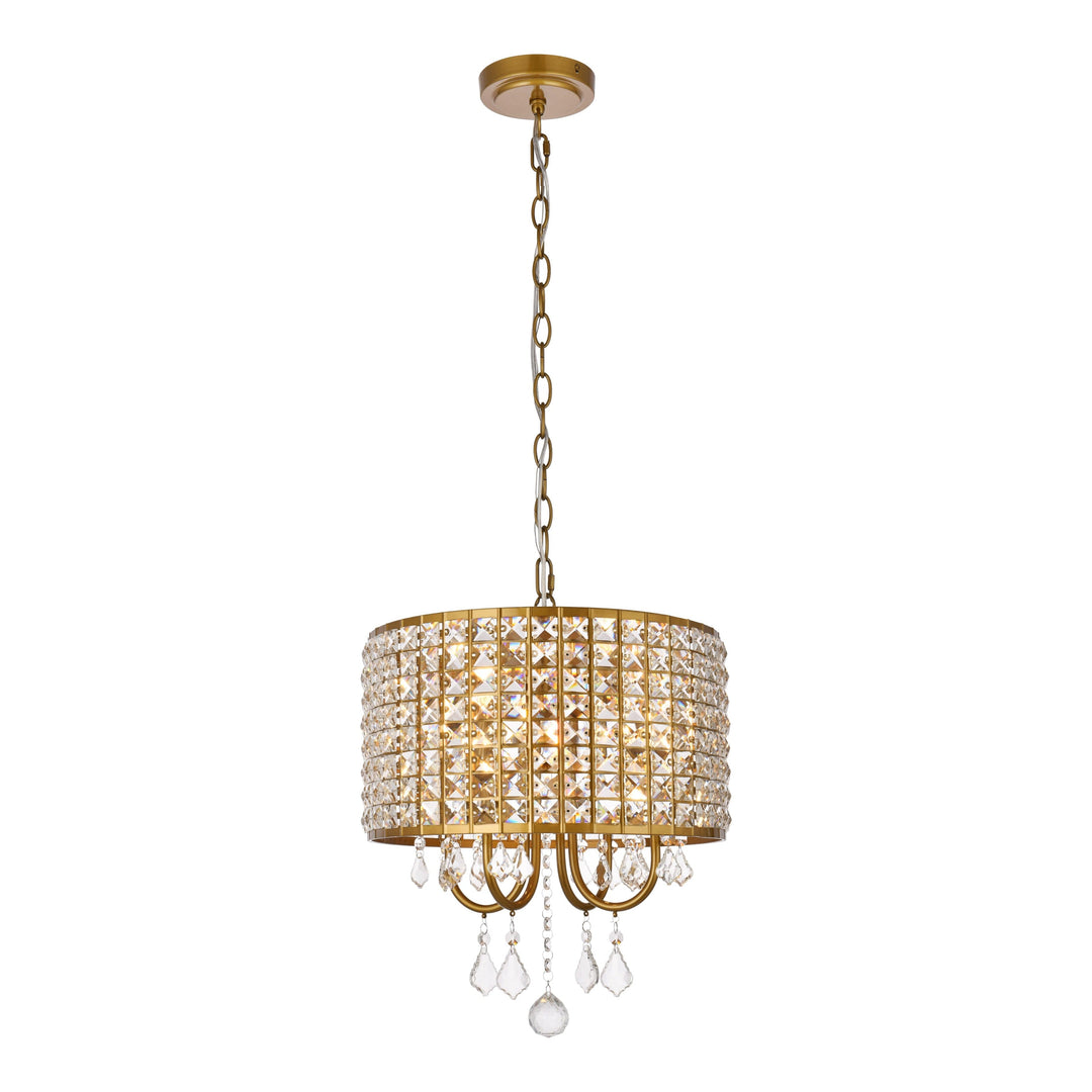 Elise Pendant in Brass by Living District