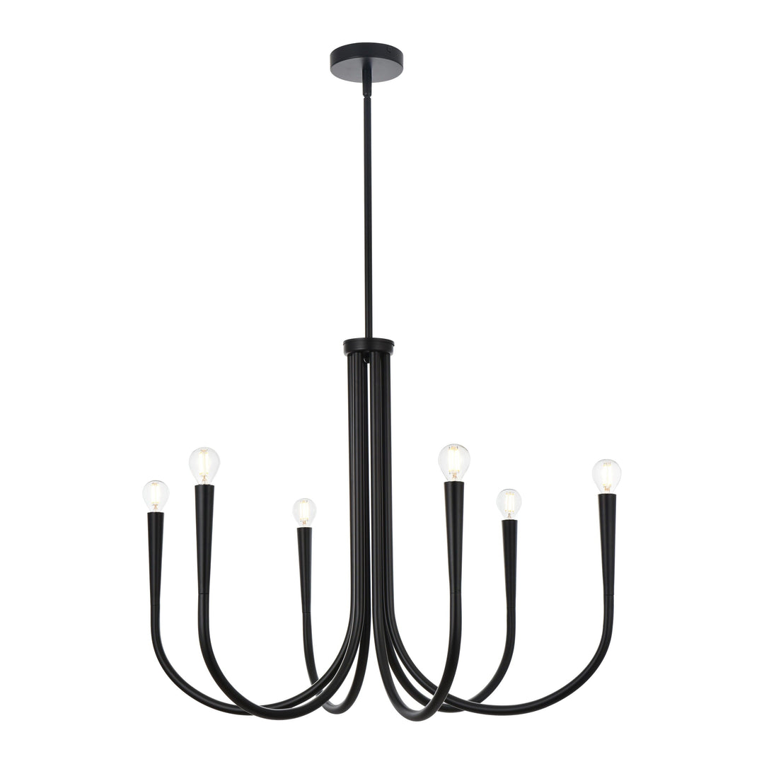 Layne Chandelier in Black by Living District