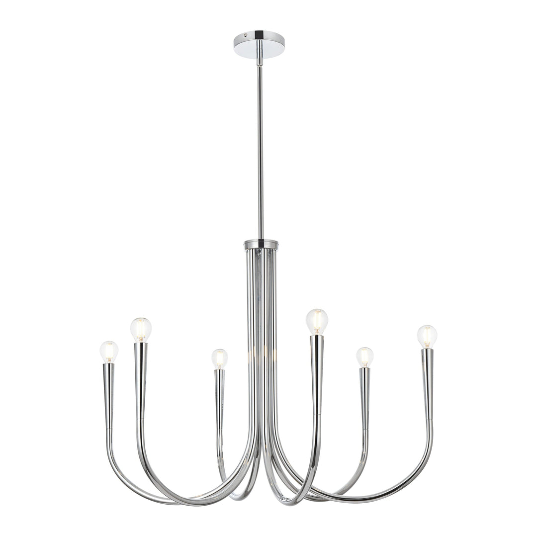 Layne Chandelier in Chrome by Living District