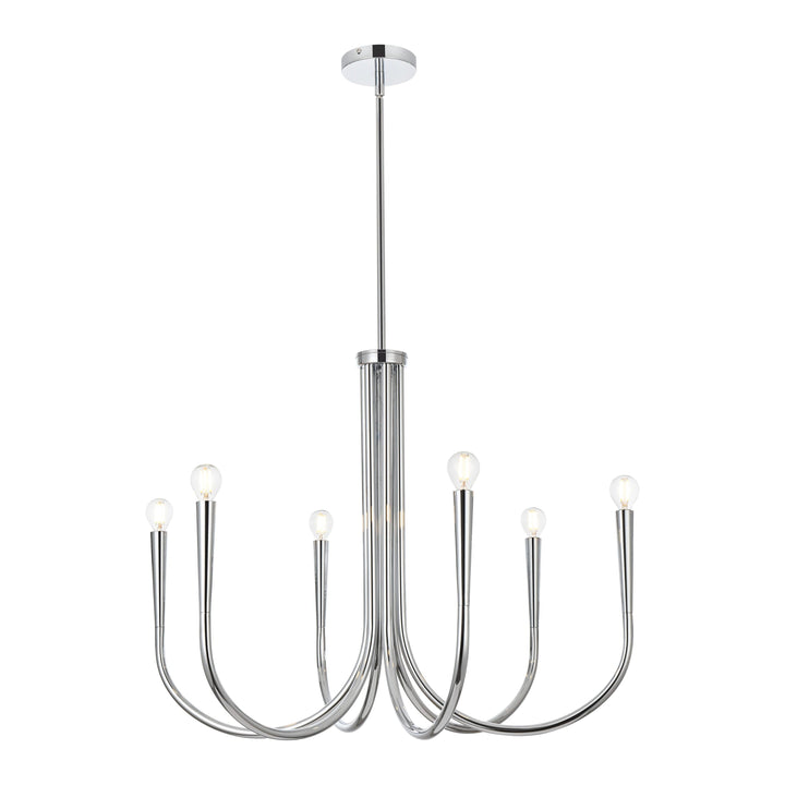 Layne Chandelier in Chrome by Living District