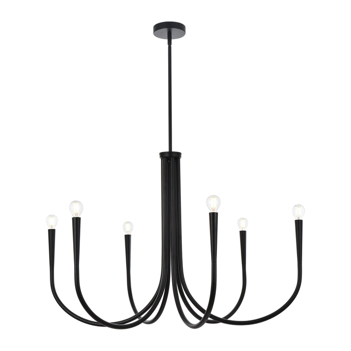 Layne Chandelier in Black by Living District