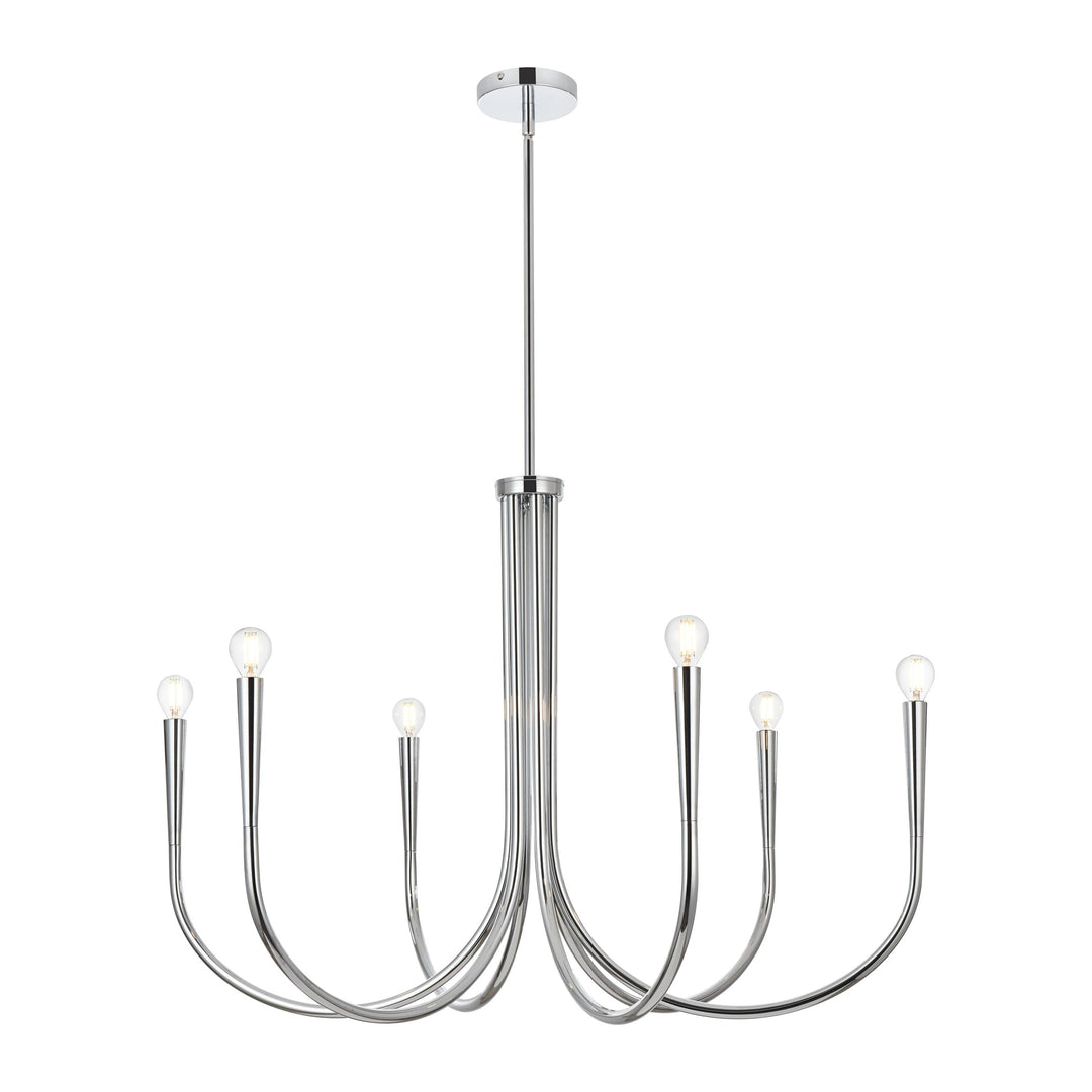 Layne Chandelier in Chrome by Living District