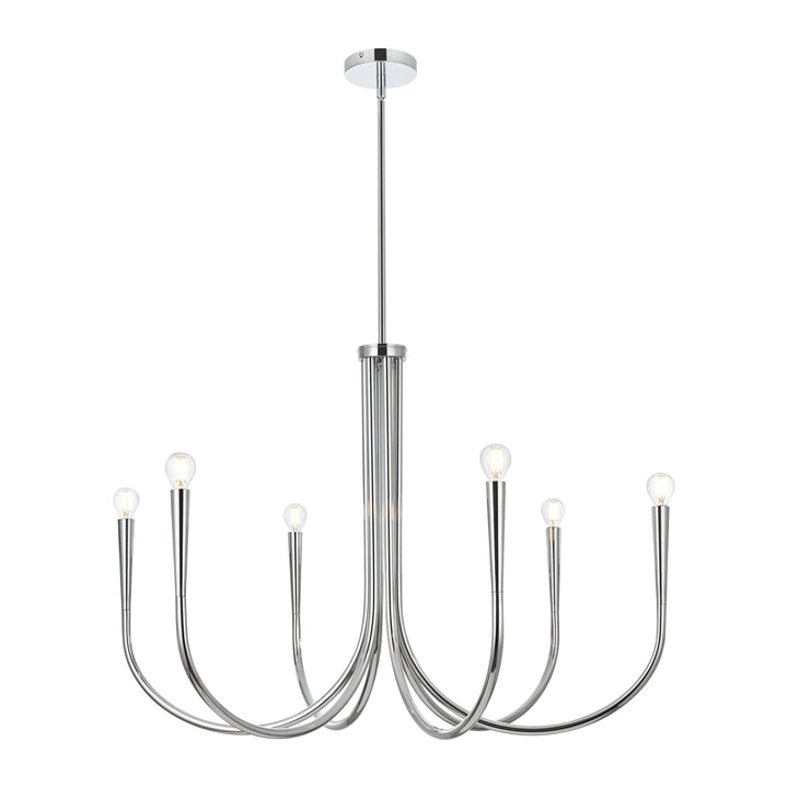Layne Chandelier in Chrome by Living District
