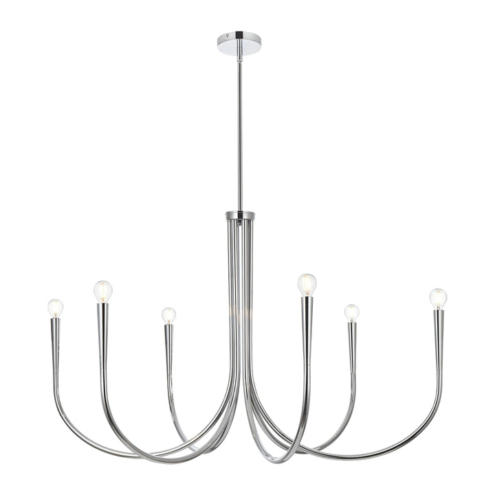 Layne Chandelier in Chrome by Living District