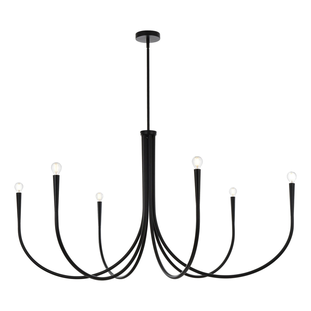 Layne Chandelier in Black by Living District