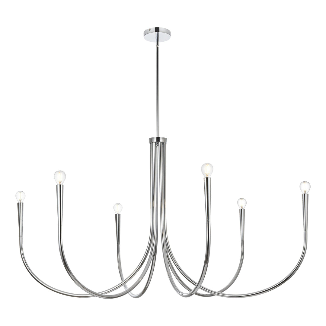 Layne Chandelier in Chrome by Living District