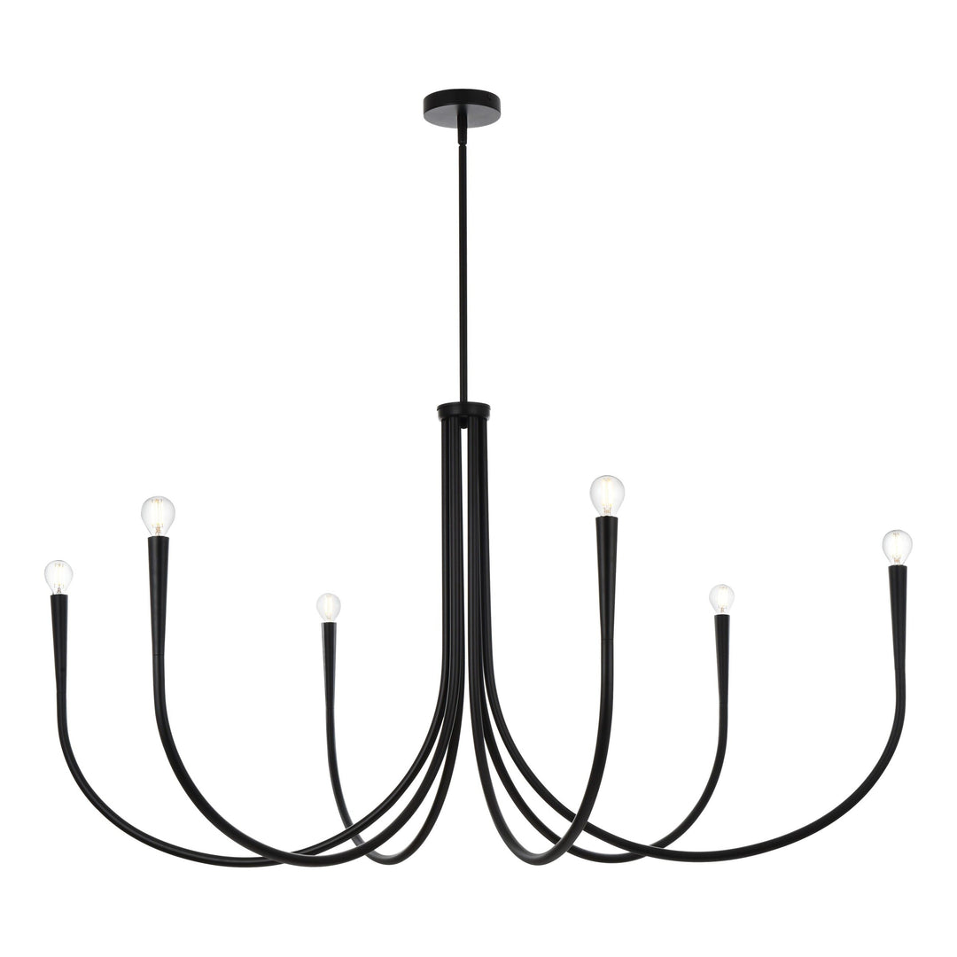Layne Chandelier in Black by Living District
