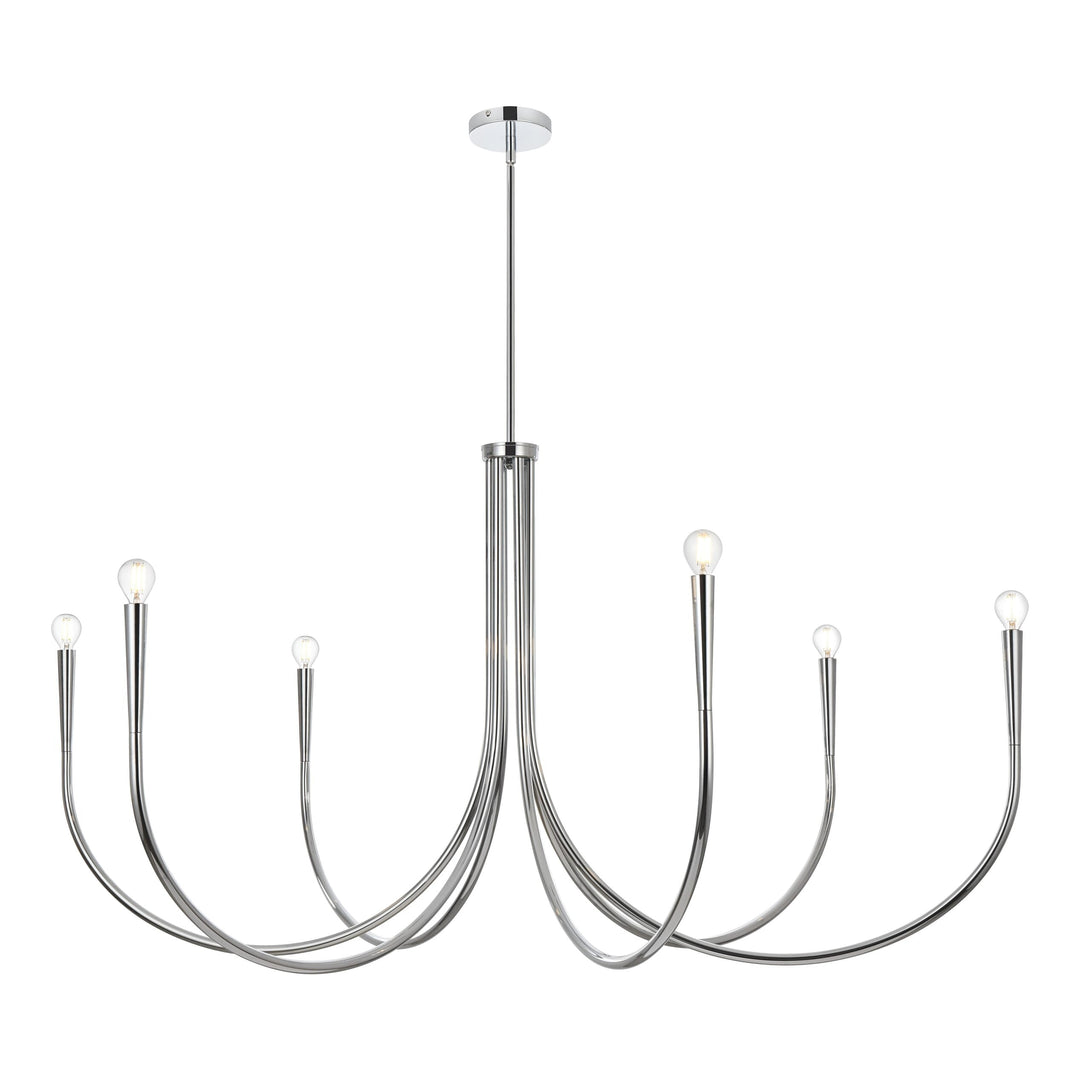 Layne Chandelier in Chrome by Living District