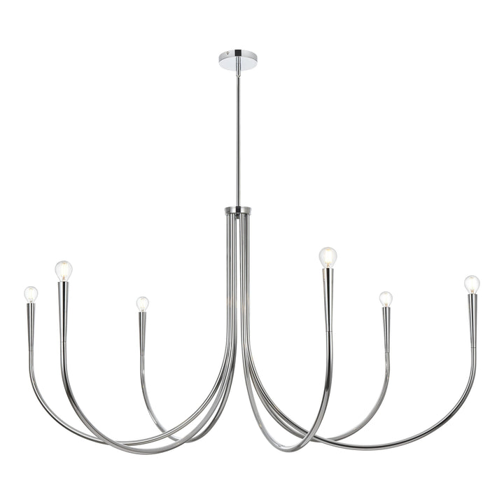 Layne Chandelier in Chrome by Living District