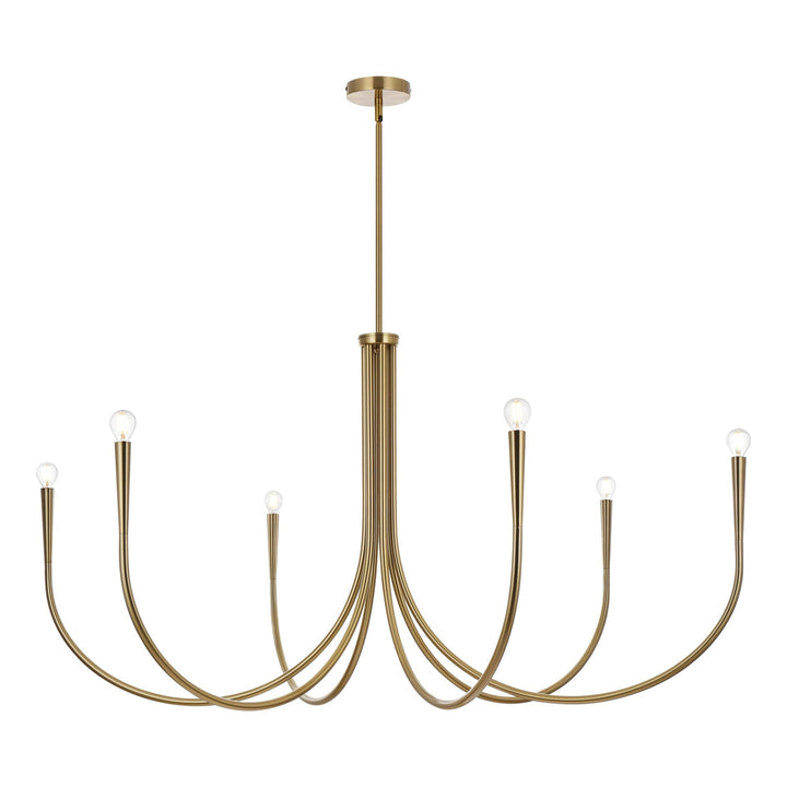 Layne Chandelier in Satin Gold by Living District